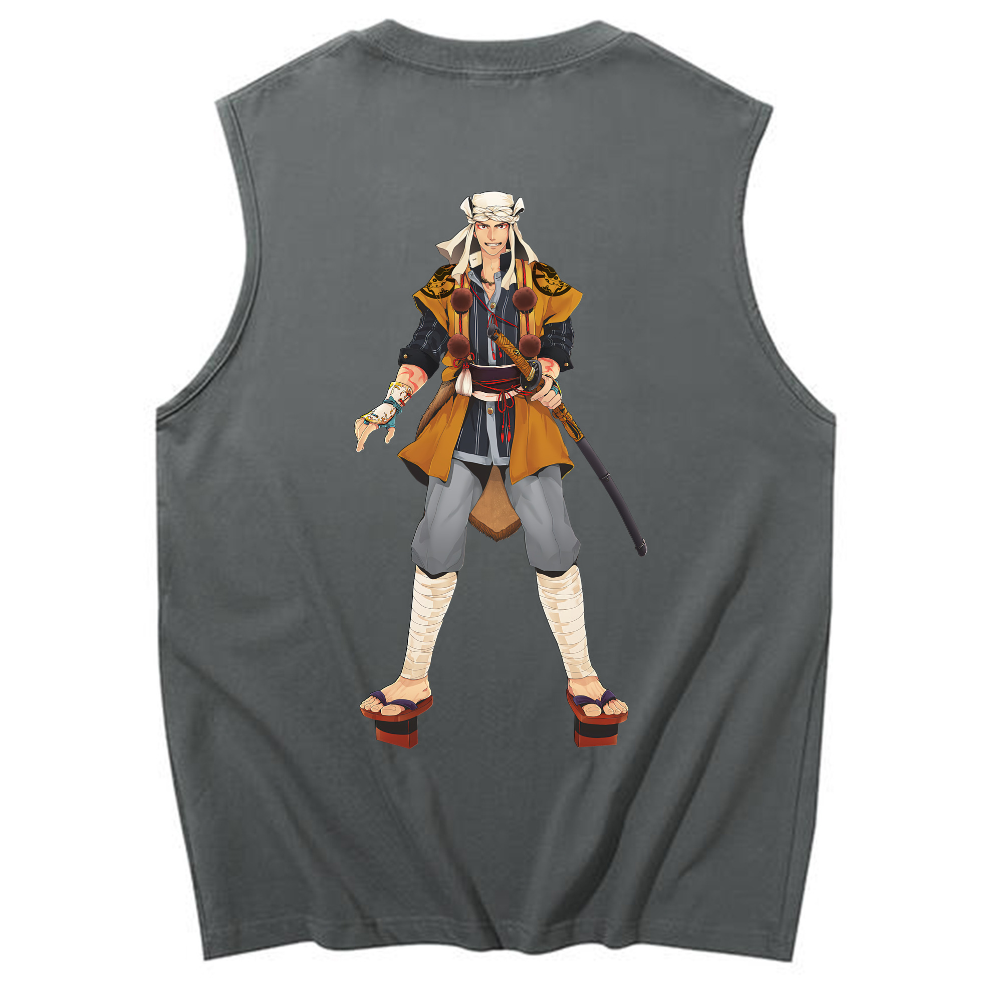（画像用） 刀剣乱舞 Touken Ranbu コットン100％タンクトップ（背面プリント）